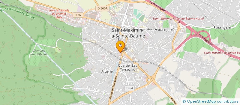 localisation de l'entreprise MONSIEUR DAVID BELTRITTI à SAINT-MAXIMIN-LA-SAINTE-BAUME
