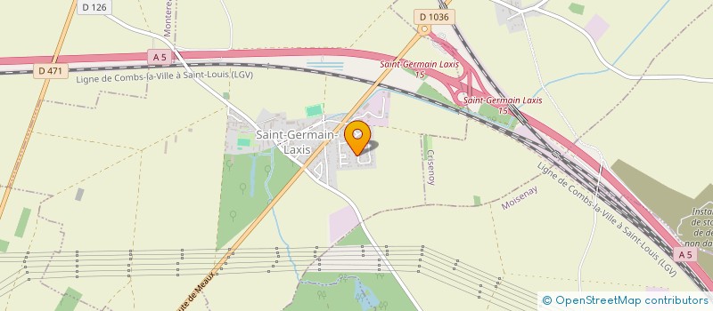 localisation de l'entreprise MONSIEUR DAVID BEN LOULOU  SAINT-GERMAIN-LAXIS