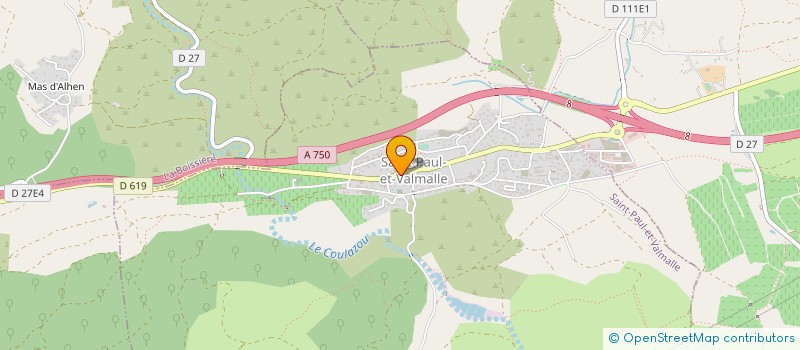 localisation de l'entreprise MONSIEUR DAVID BENAFIGOS  SAINT-PAUL-ET-VALMALLE