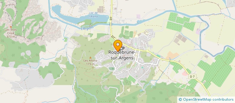 localisation de l'entreprise MONSIEUR DAVID BENARD à ROQUEBRUNE-SUR-ARGENS