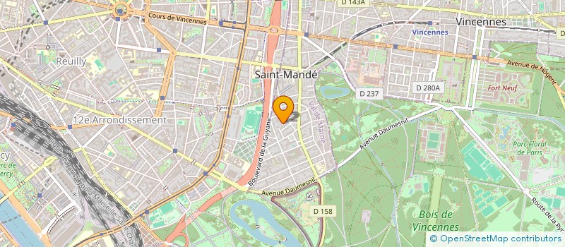 localisation de l'entreprise MONSIEUR DAVID BENARROSH à SAINT-MANDE