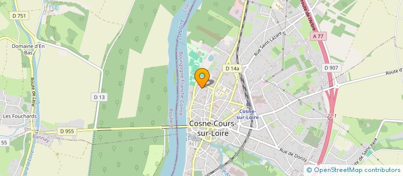 localisation de l'entreprise MONSIEUR DAVID BENATMANE à COSNE-COURS-SUR-LOIRE