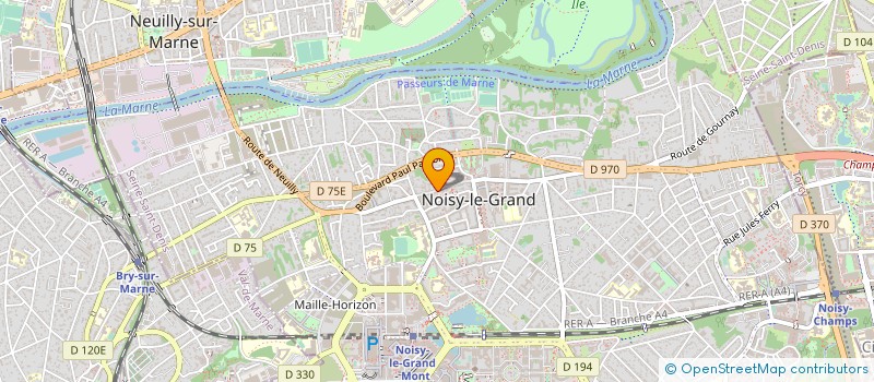 localisation de l'entreprise MONSIEUR DAVID BENCHETRIT  NOISY-LE-GRAND