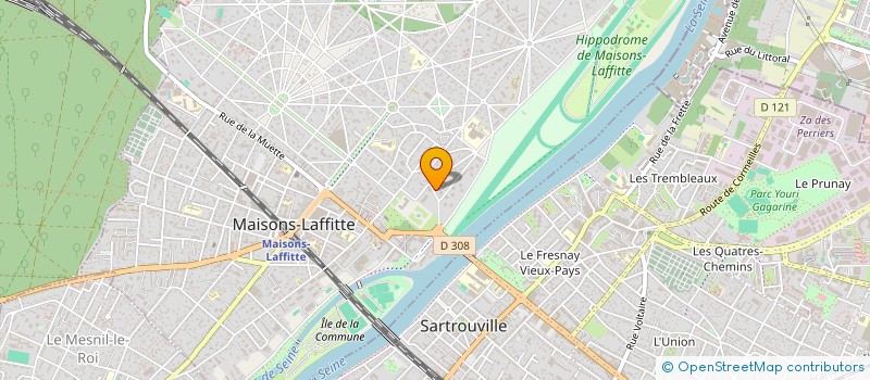 localisation de l'entreprise MONSIEUR DAVID BENCHETRIT  MAISONS-LAFFITTE