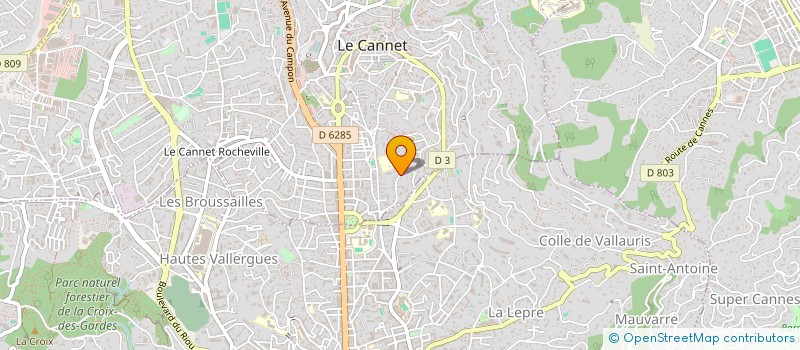 localisation de l'entreprise MONSIEUR DAVID BENICHOU à LE CANNET