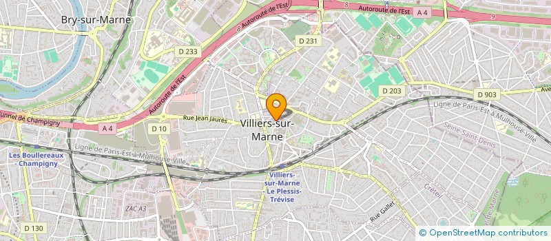 localisation de l'entreprise MONSIEUR DAVID BENITO  VILLIERS-SUR-MARNE