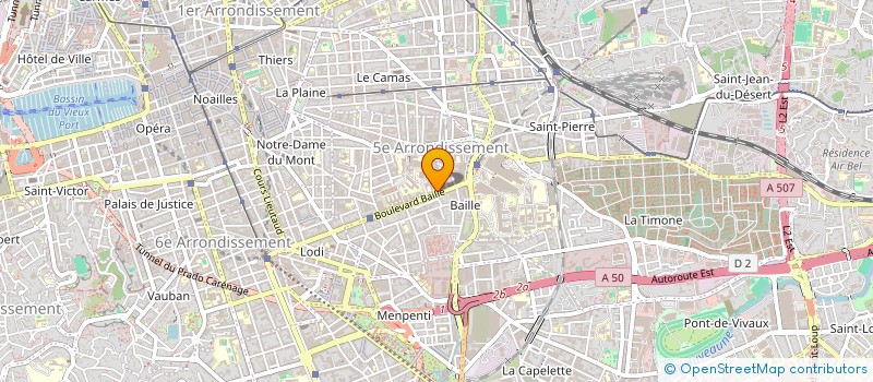 localisation de l'entreprise MONSIEUR DAVID BENLOULOU à MARSEILLE