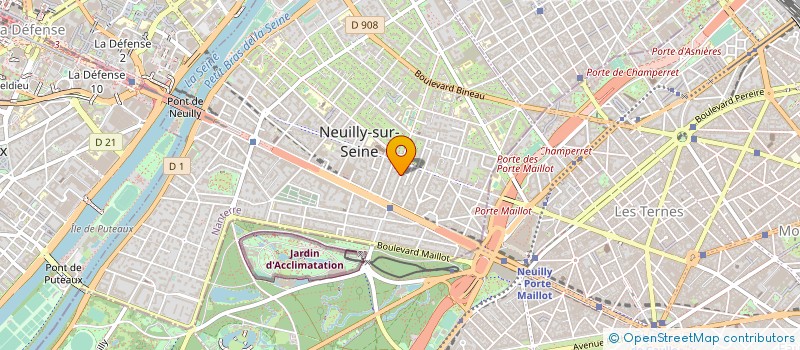 localisation de l'entreprise MONSIEUR DAVID BENNETT à NEUILLY-SUR-SEINE