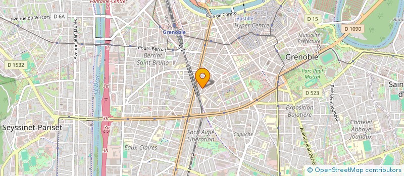 localisation de l'entreprise MONSIEUR DAVID BENOIST à GRENOBLE