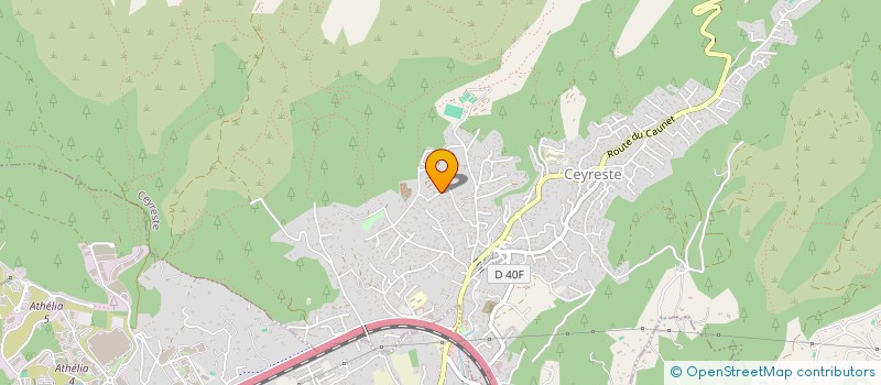 localisation de l'entreprise MONSIEUR DAVID BENOLIEL  CEYRESTE