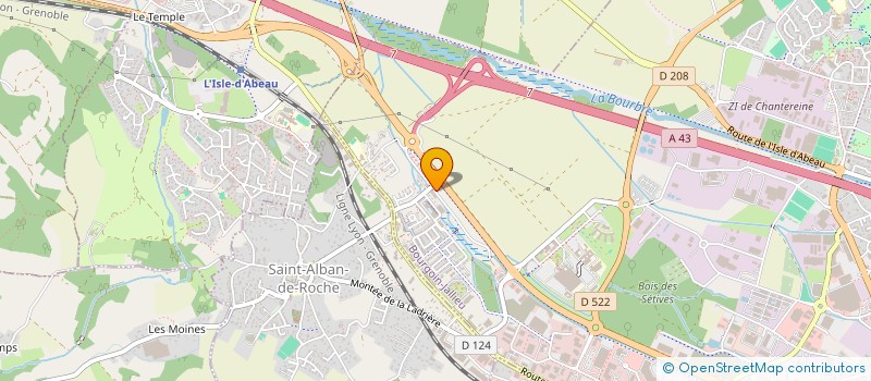 localisation de l'entreprise MONSIEUR DAVID BENONI  BOURGOIN-JALLIEU