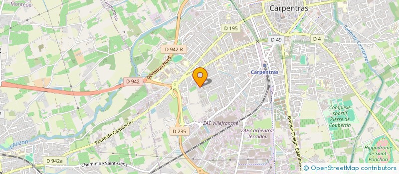 localisation de l'entreprise MONSIEUR DAVID BENRAMDANE à CARPENTRAS