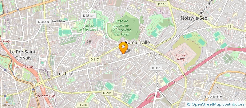 localisation de l'entreprise MONSIEUR DAVID BENSIGNOR à ROMAINVILLE