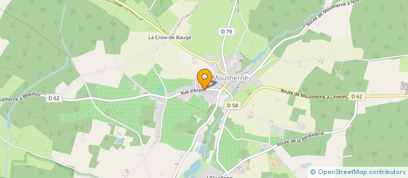 localisation de l'entreprise MONSIEUR DAVID BENTO  MOULIHERNE