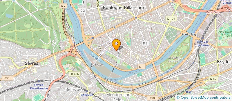 localisation de l'entreprise MONSIEUR DAVID BERDAH  BOULOGNE-BILLANCOURT