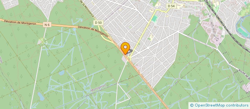 localisation de l'entreprise MONSIEUR DAVID BERDAH  BRUNOY