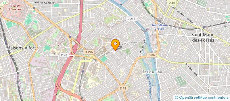 localisation de l'entreprise MONSIEUR DAVID BERDAH  CRETEIL