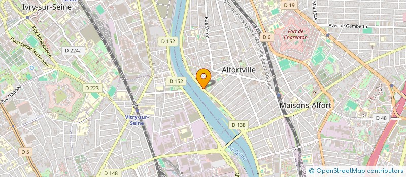 localisation de l'entreprise MONSIEUR DAVID BERDUGO  ALFORTVILLE