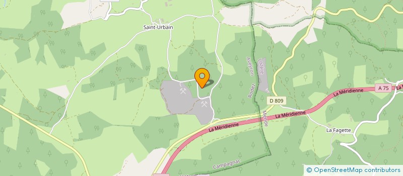 localisation de l'entreprise MONSIEUR DAVID BERGER  CAMPAGNAC