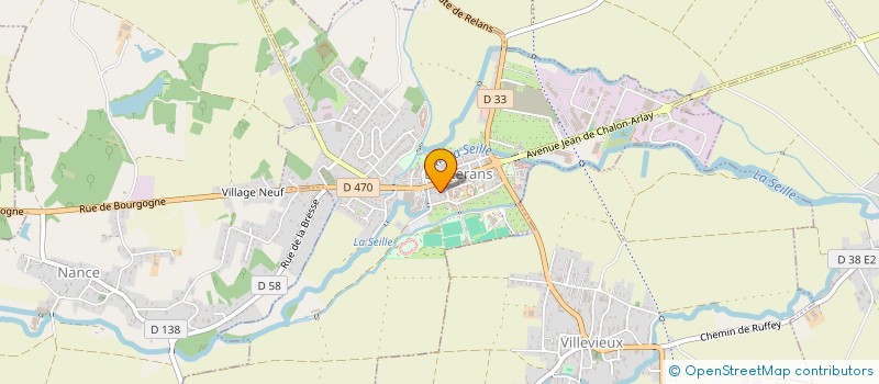 localisation de l'entreprise MONSIEUR DAVID BERGER  BLETTERANS