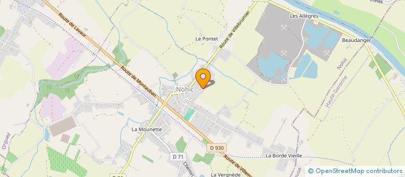 localisation de l'entreprise MONSIEUR DAVID BERGER  NOHIC