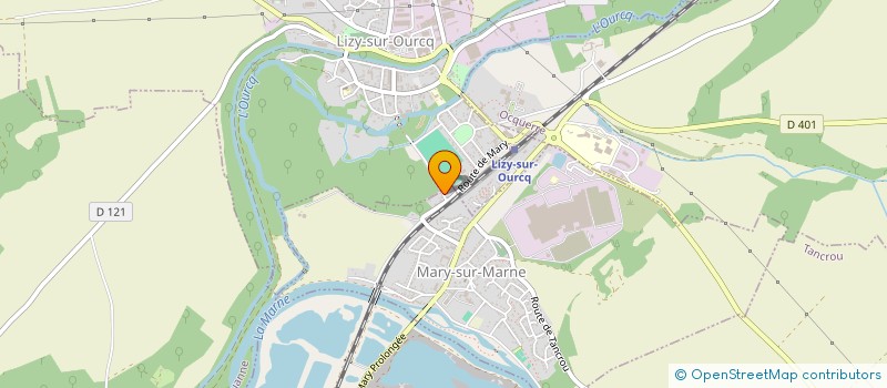 localisation de l'entreprise MONSIEUR DAVID BERGER  MARY-SUR-MARNE