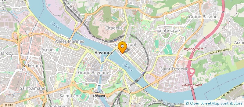 localisation de l'entreprise MONSIEUR DAVID BERGES à BAYONNE