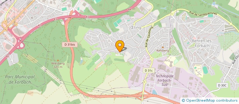 localisation de l'entreprise MONSIEUR DAVID BERICHILLI  TING