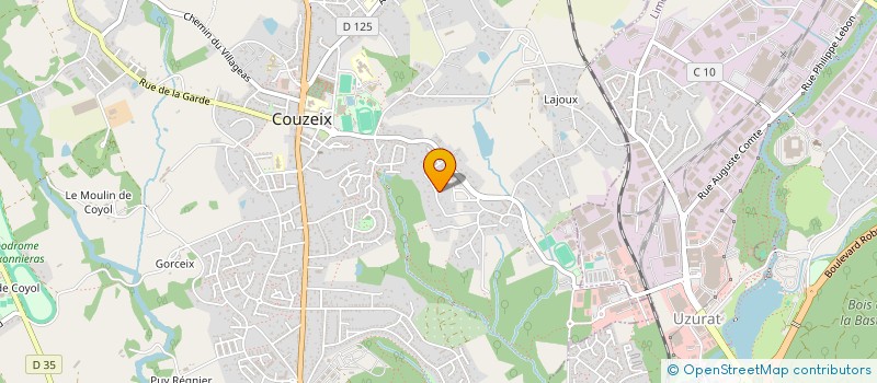 localisation de l'entreprise MONSIEUR DAVID BERMUDEZ à COUZEIX