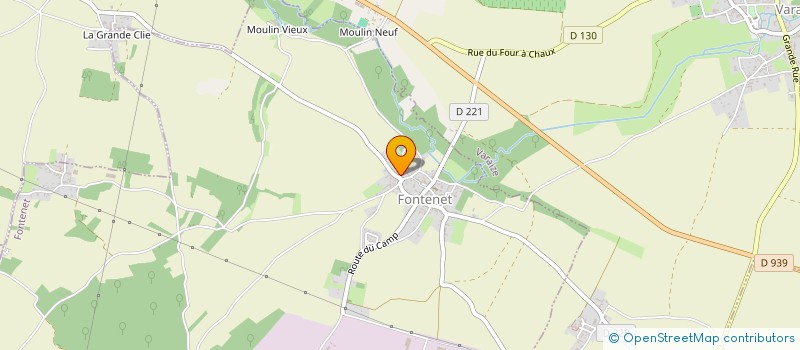 localisation de l'entreprise MONSIEUR DAVID BERNARD  FONTENET