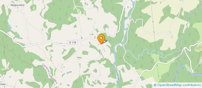 localisation de l'entreprise MONSIEUR DAVID BERNARD  CHAMBERET