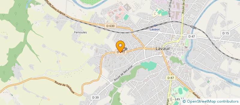 localisation de l'entreprise MONSIEUR DAVID BERNARD à LAVAUR
