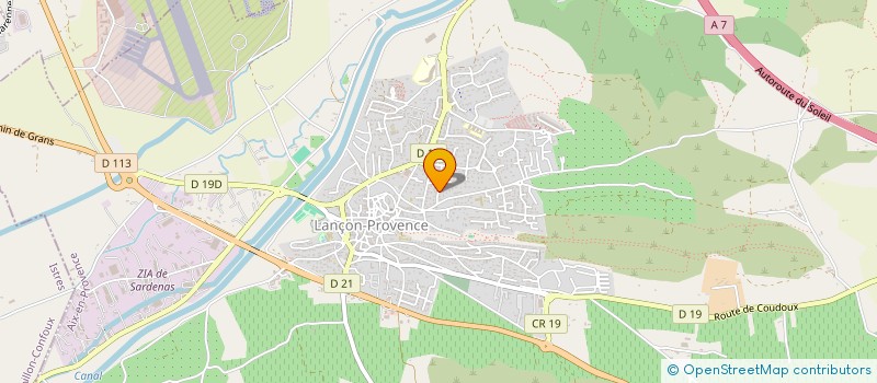 localisation de l'entreprise MONSIEUR DAVID BERNARD  LANCON-PROVENCE