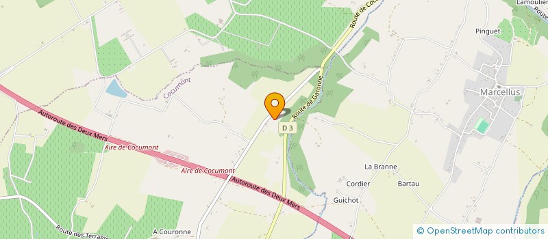 localisation de l'entreprise MONSIEUR DAVID BERNAUD  COCUMONT