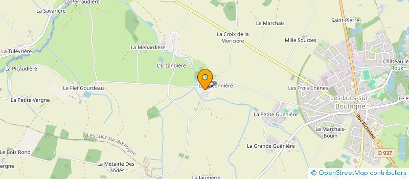 localisation de l'entreprise MONSIEUR DAVID BERNOT  LES LUCS-SUR-BOULOGNE