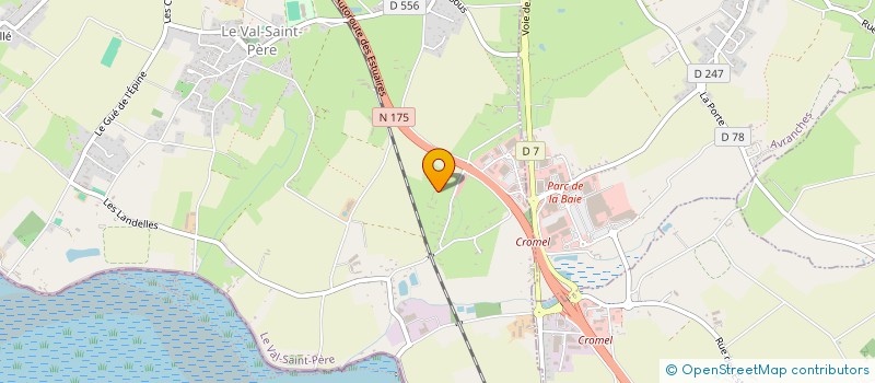 localisation de l'entreprise MONSIEUR DAVID BEROT  LE VAL-SAINT-PERE