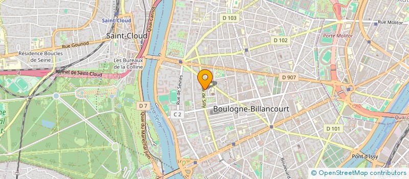 localisation de l'entreprise MONSIEUR DAVID BERREBI à BOULOGNE-BILLANCOURT