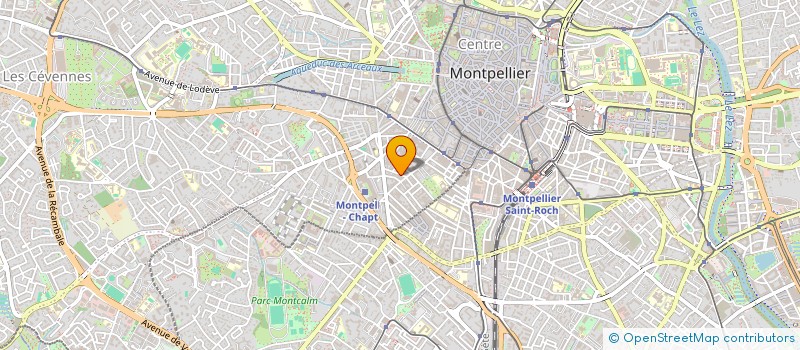 localisation de l'entreprise MONSIEUR DAVID BERRET à MONTPELLIER
