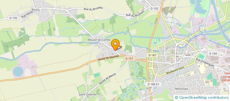 localisation de l'entreprise MONSIEUR DAVID BERRIER  SAINT-HILAIRE-COTTES