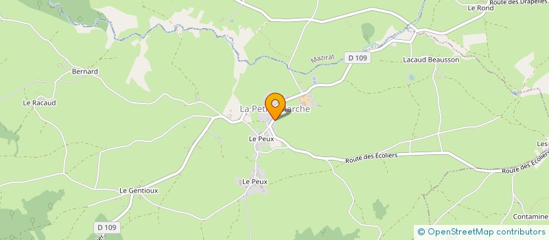 localisation de l'entreprise MONSIEUR DAVID BERTHON à LA PETITE-MARCHE