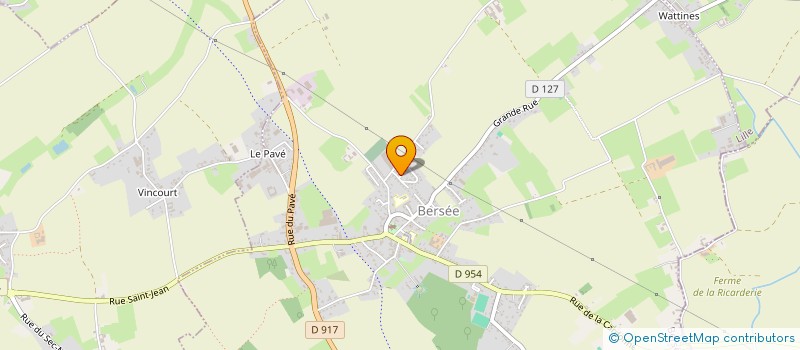 localisation de l'entreprise MONSIEUR DAVID BERTIN  BERSEE