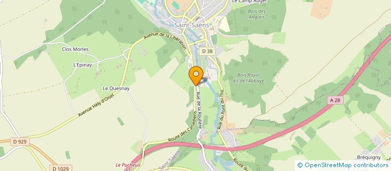 localisation de l'entreprise MONSIEUR DAVID BERTIN à SAINT-SAENS