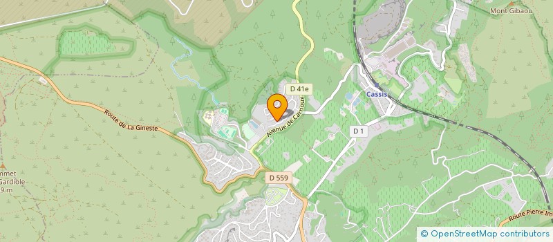 localisation de l'entreprise MONSIEUR DAVID BERTOLI  CASSIS