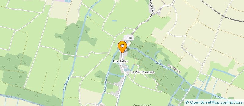 localisation de l'entreprise MONSIEUR DAVID BERTON  LE LANGON