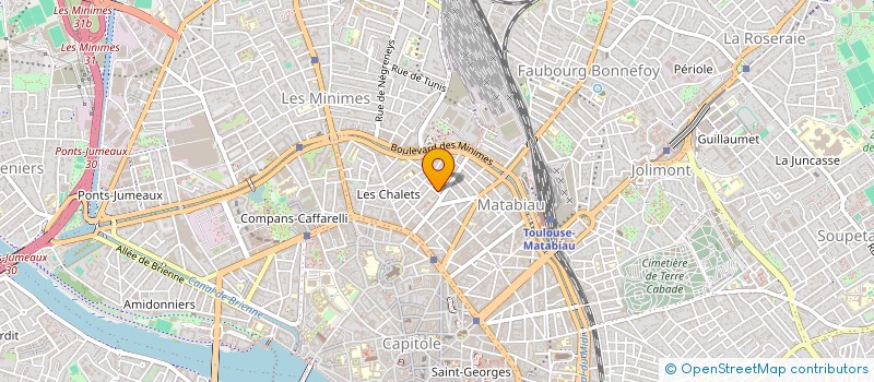 localisation de l'entreprise MONSIEUR DAVID BERTY  TOULOUSE