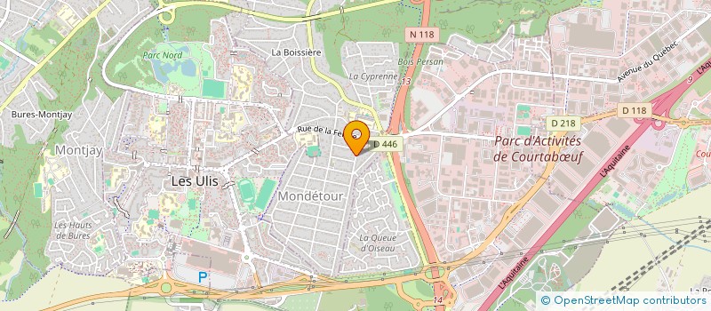 localisation de l'entreprise MONSIEUR DAVID BESSE  ORSAY