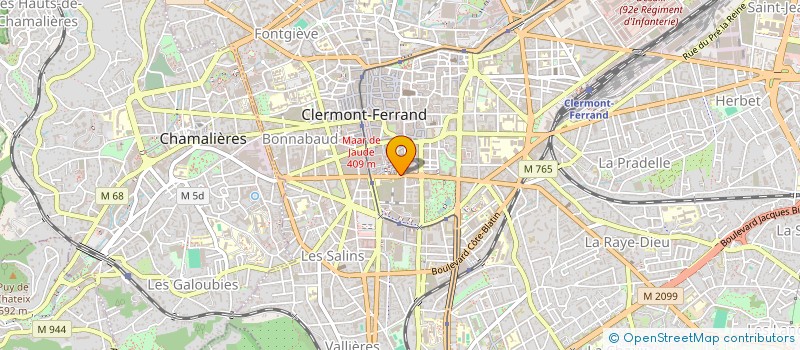 localisation de l'entreprise MONSIEUR DAVID BESSEYRIAS à CLERMONT-FERRAND