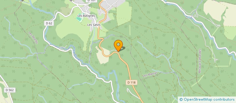 localisation de l'entreprise MONSIEUR DAVID BESSIERE  CAUDEBRONDE