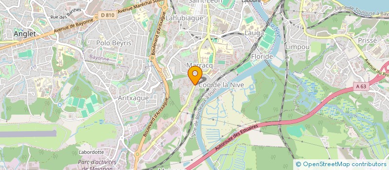 localisation de l'entreprise MONSIEUR DAVID BEUNZA  BAYONNE