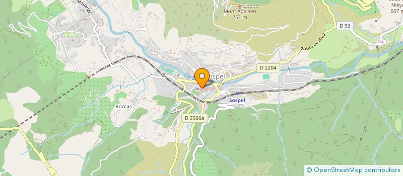 localisation de l'entreprise MONSIEUR DAVID BEYE  SOSPEL